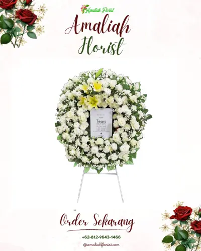 Krans Bunga Duka Cita di Mandalika