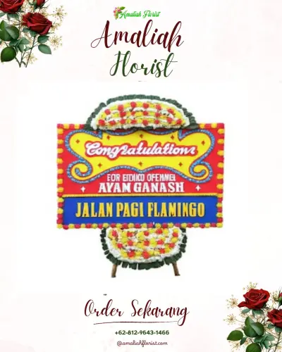 Bunga Papan Congratulation di Mandalika